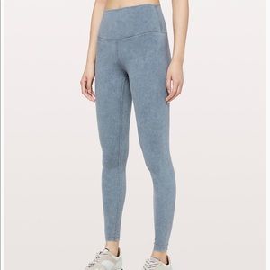 Lululemon Wunder under high rise tight snow washed